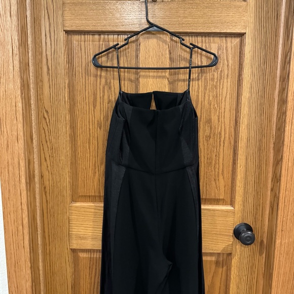 Black Halo Lena Colorblock Jumpsuit Black Size 8 - Picture 9 of 16
